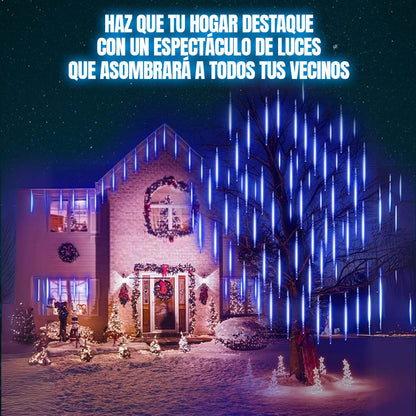 LUCES LED DECORATIVAS FORMA DE LLUVIA 2.8m